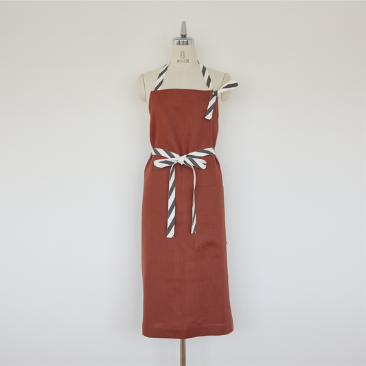 【新色】TAKIMAKI ORIGINAL ORGANIC APRON / BROWN