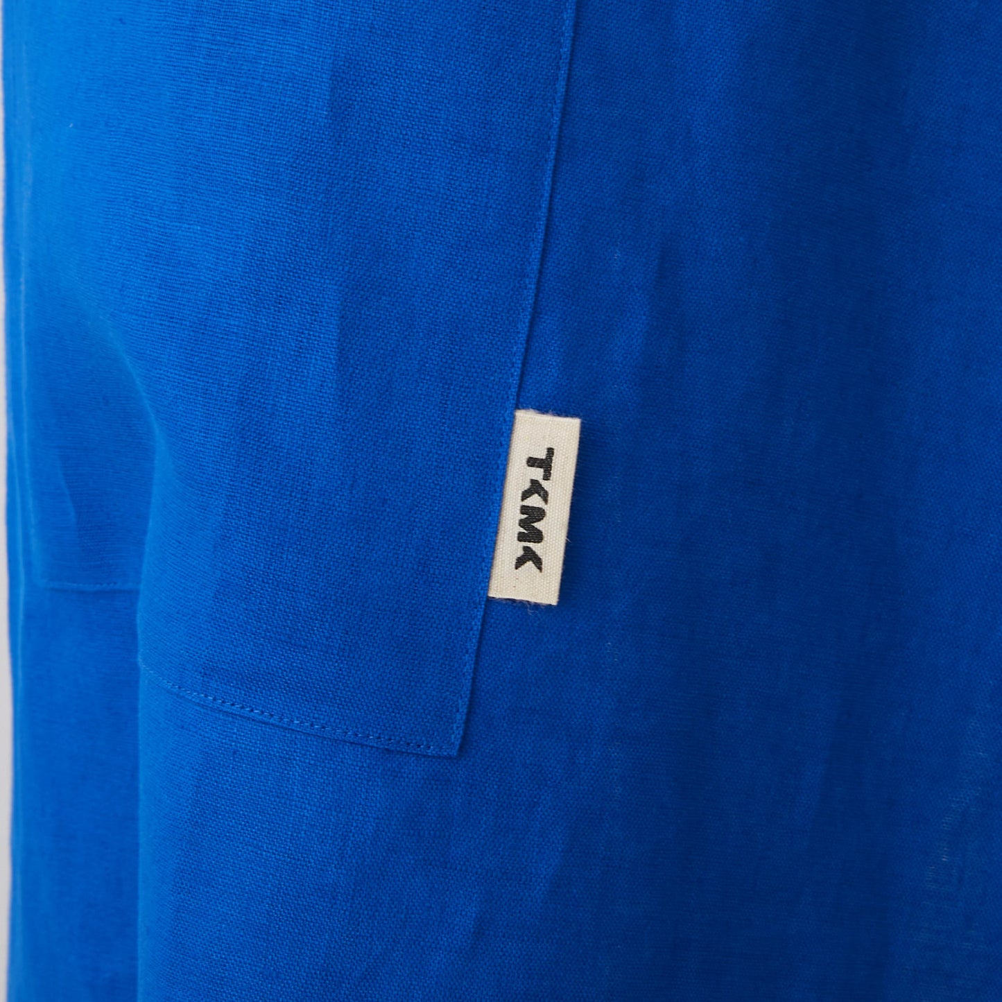【12月初旬発送】TKMK ORIGINAL LINEN APRON / BLUE×WHITE