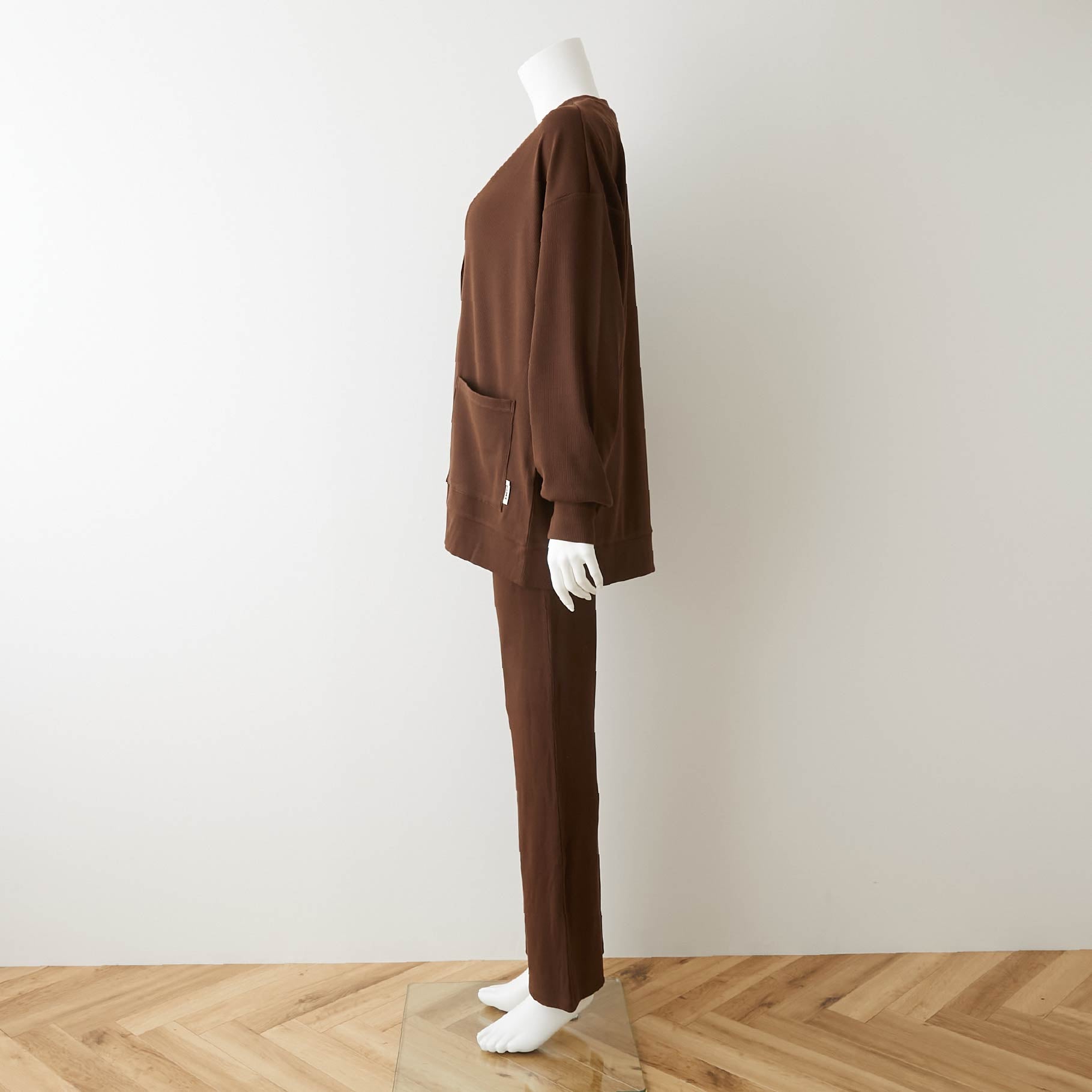 2月10日-26日お届け予定】TKMK Lounge wear set _ Brown