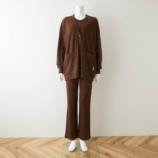 【2月10日-26日お届け予定】TKMK Lounge wear set _ Brown