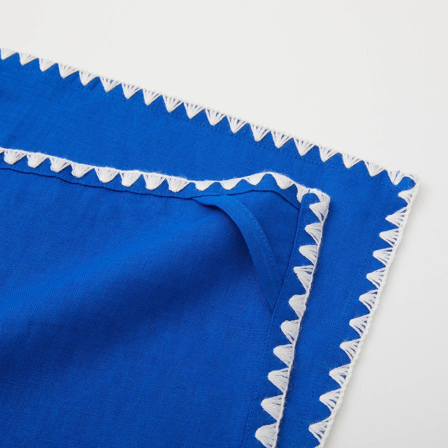 【12月初旬発送】TKMK ORIGINAL LINEN APRON / BLUE×WHITE
