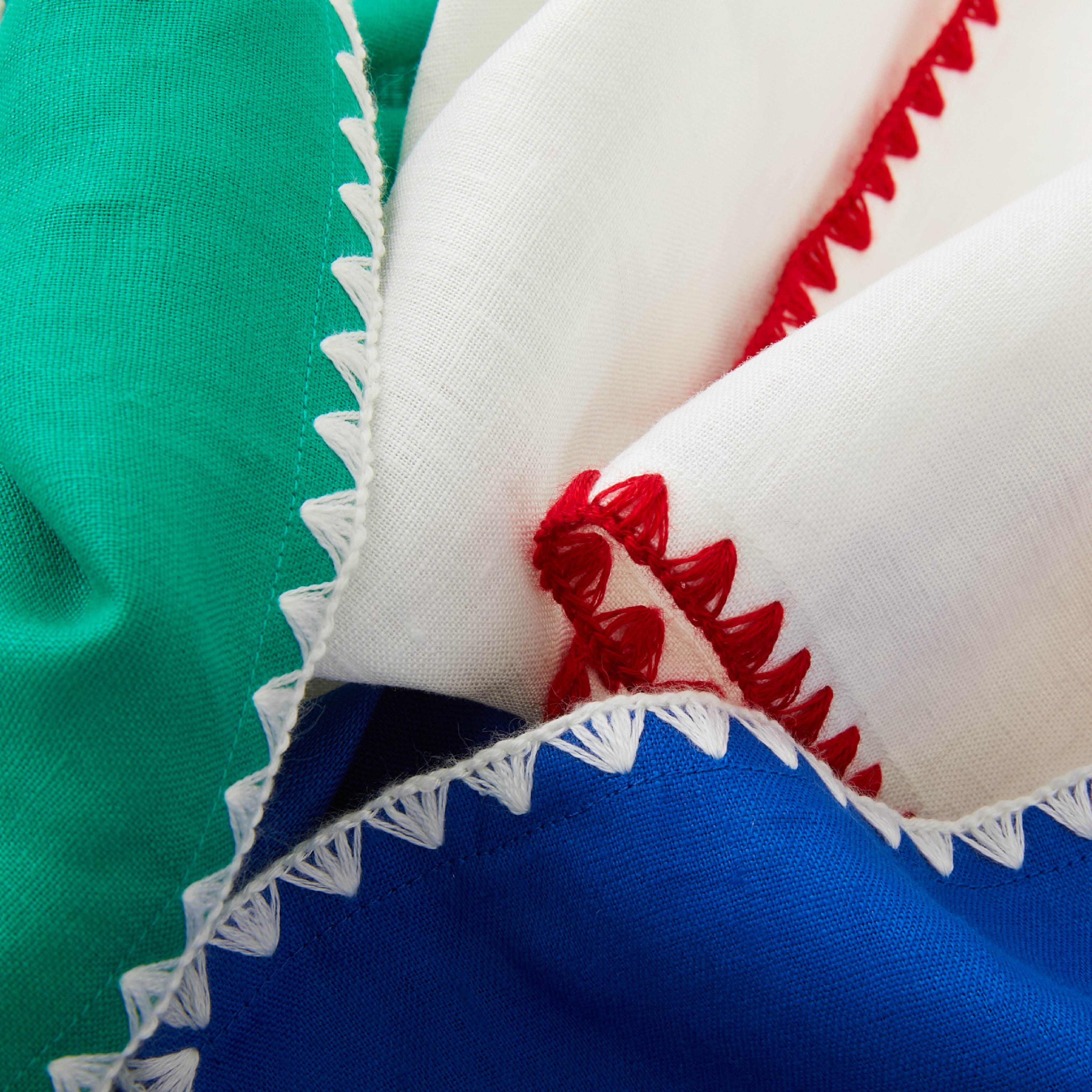 TKMK ORIGINAL LINEN APRON / WHITE×RED 12月初旬発送】TKMK ORIGINAL LINEN APRON / WHITE×RED