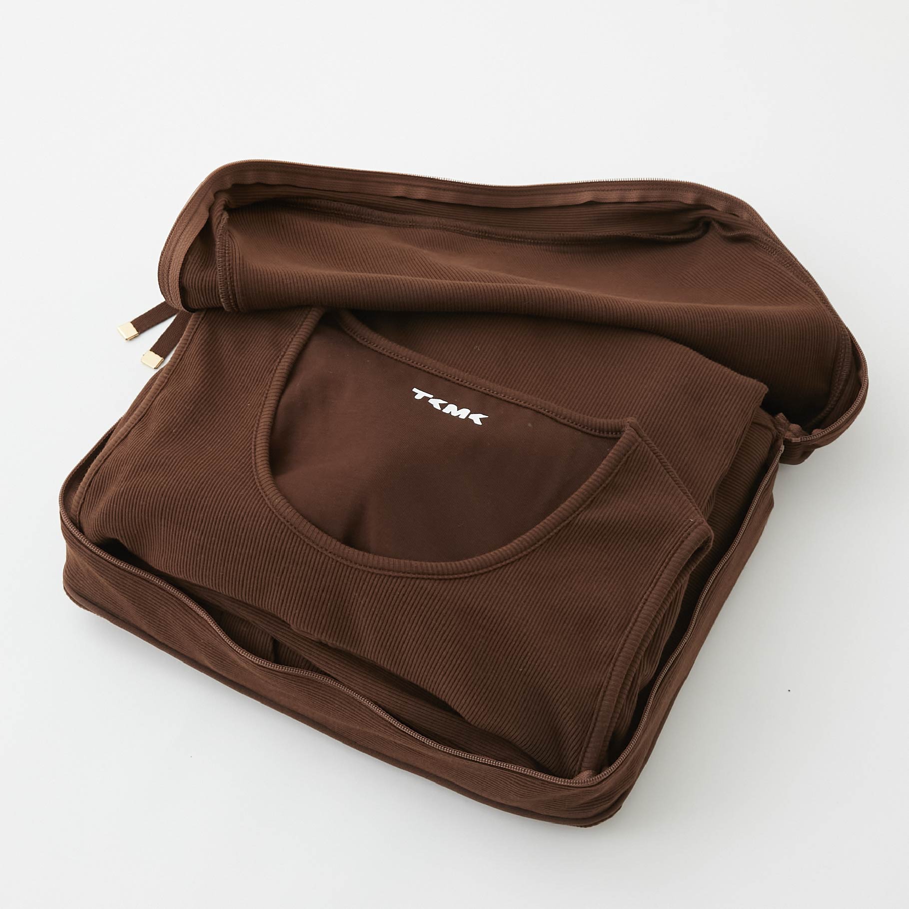 2月10日-26日お届け予定】TKMK Lounge wear set _ Brown – TKMK®