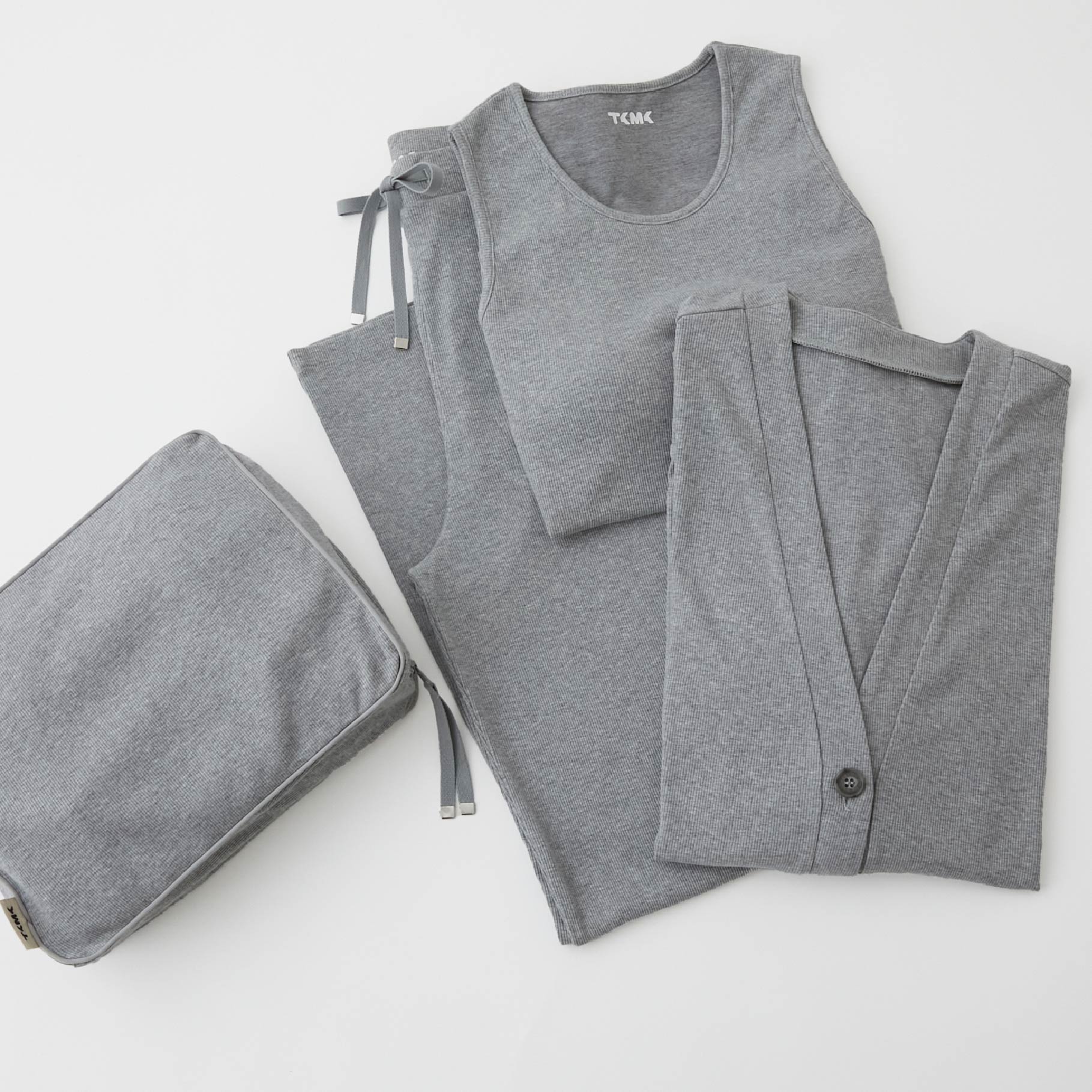 2月10日-26日お届け予定】TKMK Lounge wear set _ Gray