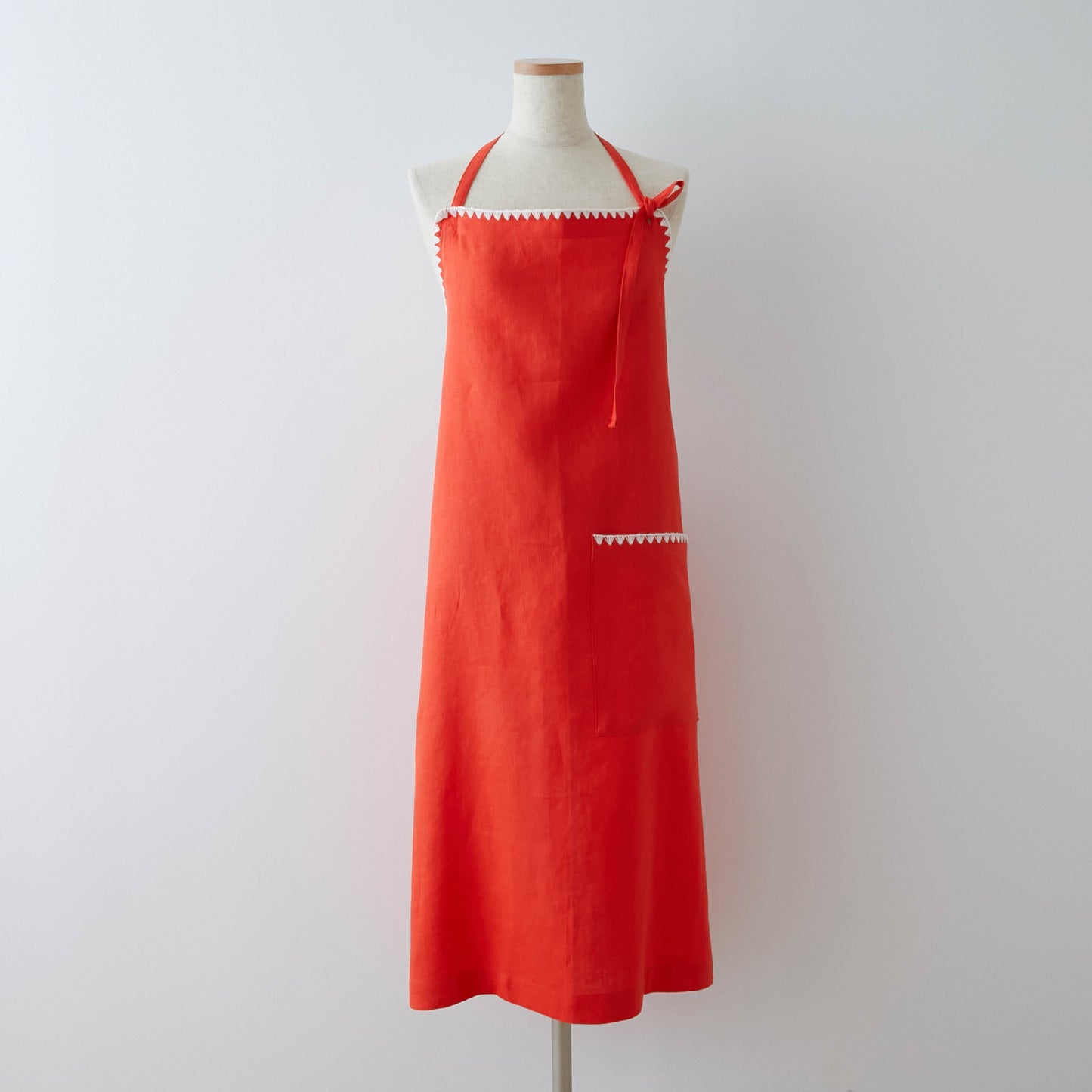 【4月24日~27日発送】TKMK ORIGINAL LINEN APRON / ORANGE