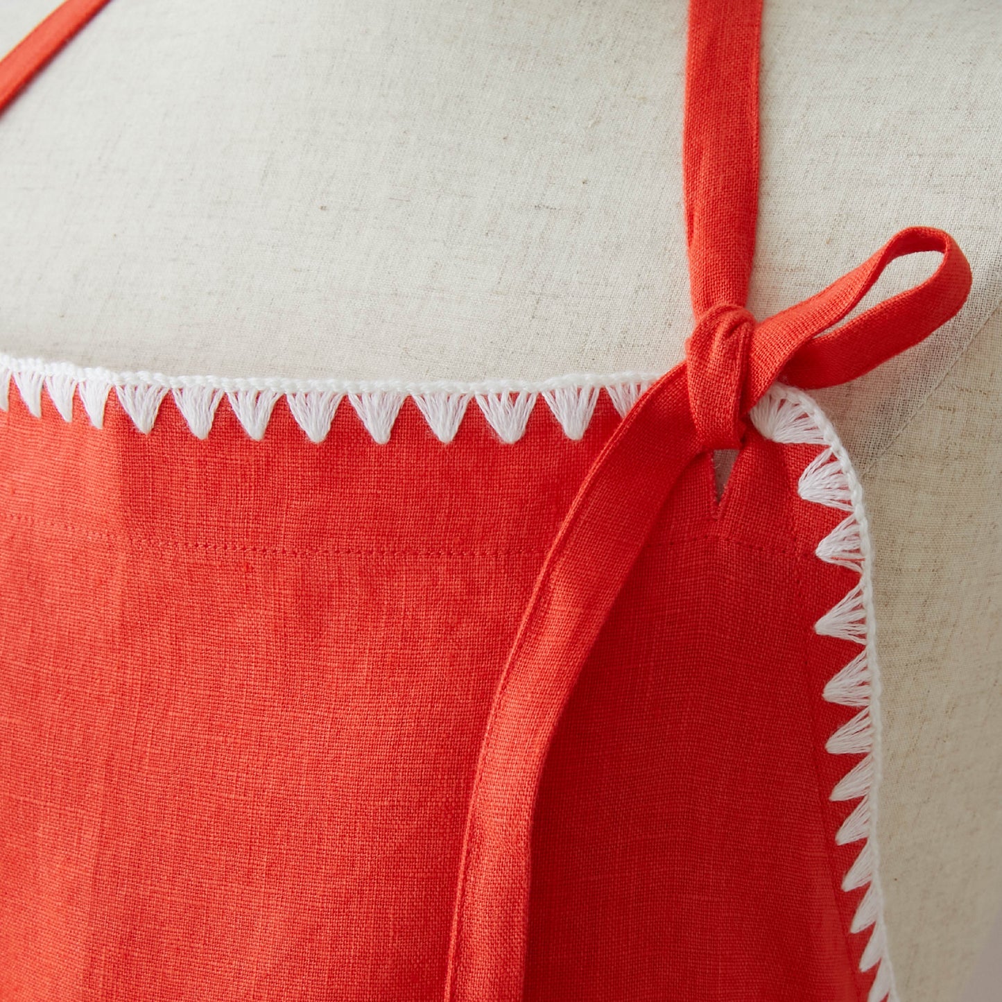 【4月24日~27日発送】TKMK ORIGINAL LINEN APRON / ORANGE