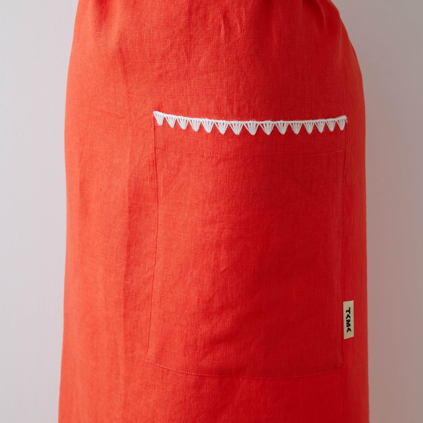 【4月24日~27日発送】TKMK ORIGINAL LINEN APRON / ORANGE