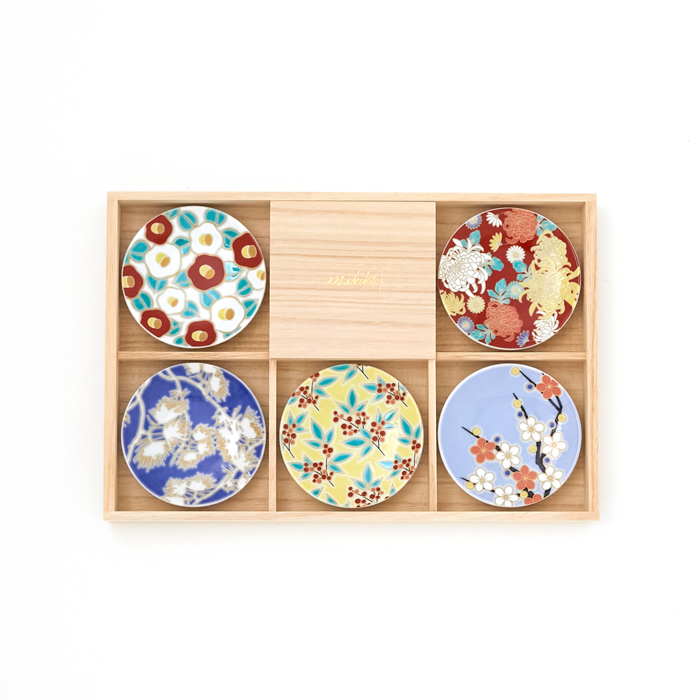 TA様専用※九谷焼 八角形皿 5枚セット 九谷焼⭐️八角形小皿 TA様専用※九谷焼 八角形皿 5枚セット 九谷焼⭐️八角形小皿